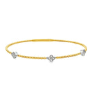 Diamond Clover Flexible Bracelet - Kelly Wade Jewelers