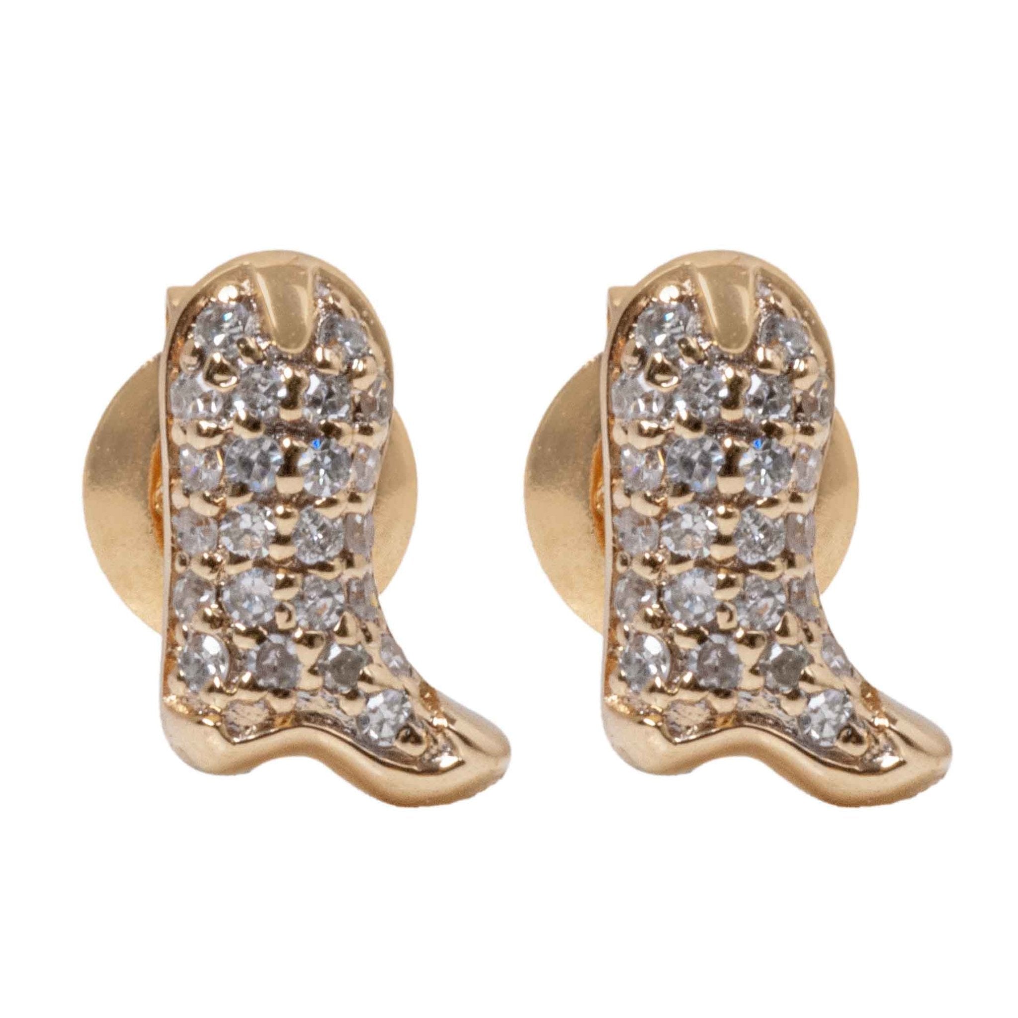 Diamond Cowboy Boot Studs - Kelly Wade Jewelers Store