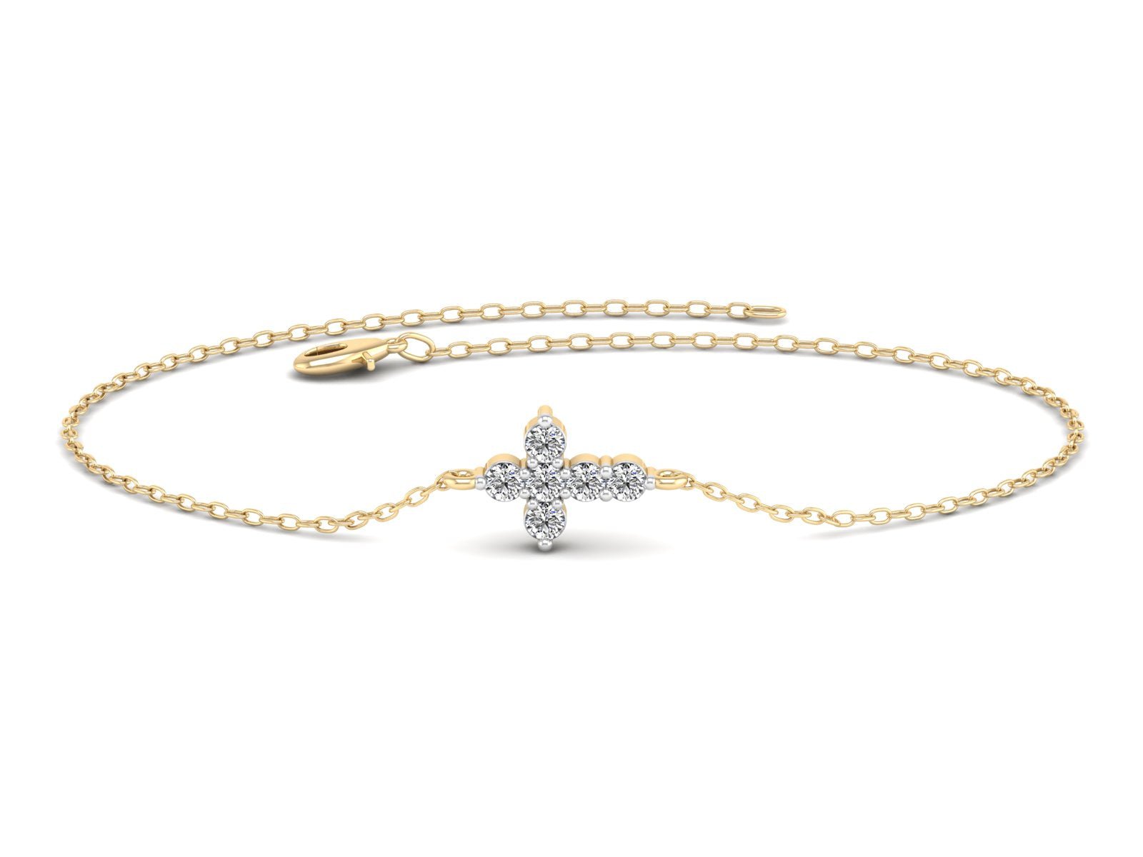 Diamond Cross Bracelet - Kelly Wade Jewelers
