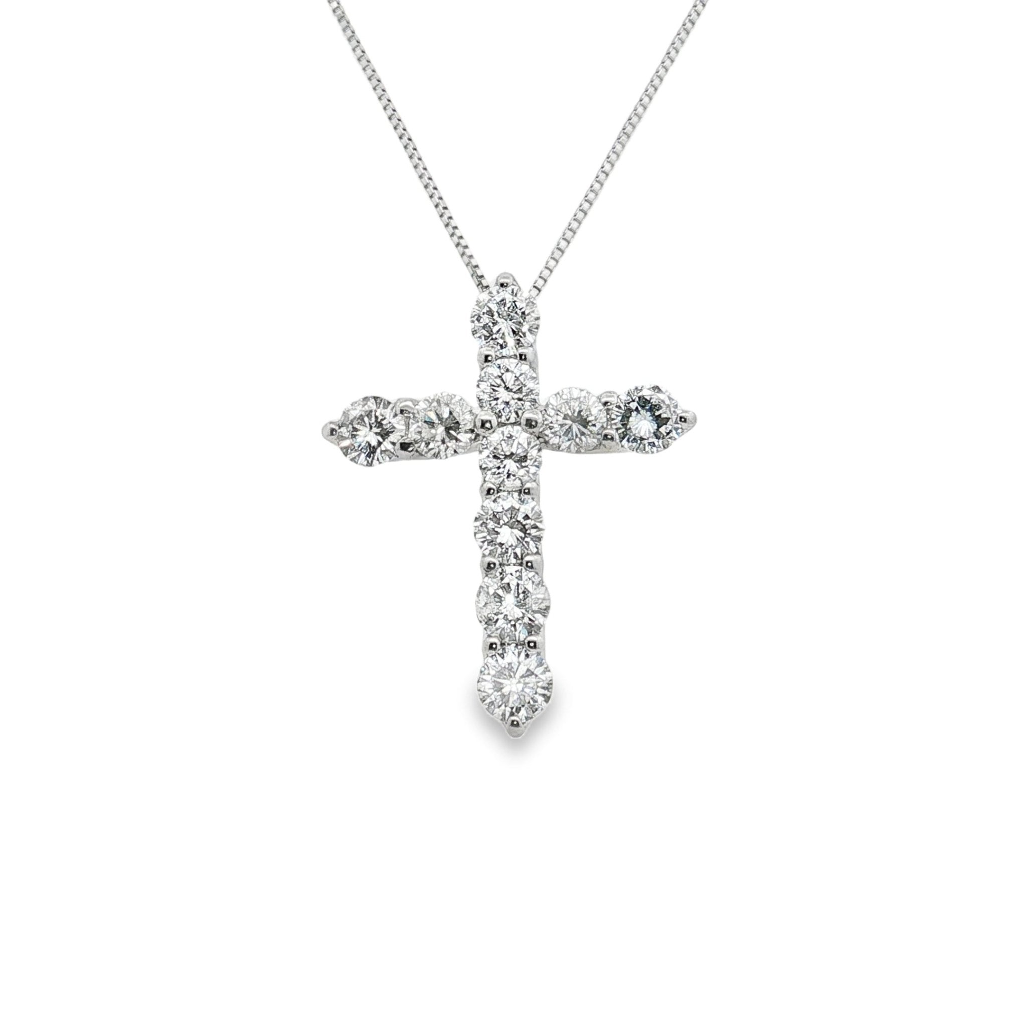 Diamond Cross Necklace - Kelly Wade Jewelers