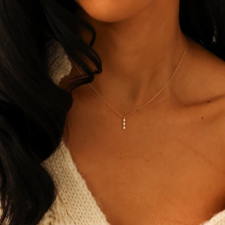 Diamond Drop Necklace - Kelly Wade Jewelers
