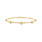 Diamond Flower Flexible Bracelet - Kelly Wade Jewelers