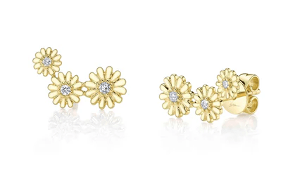 Diamond Flower Ring - Kelly Wade Jewelers