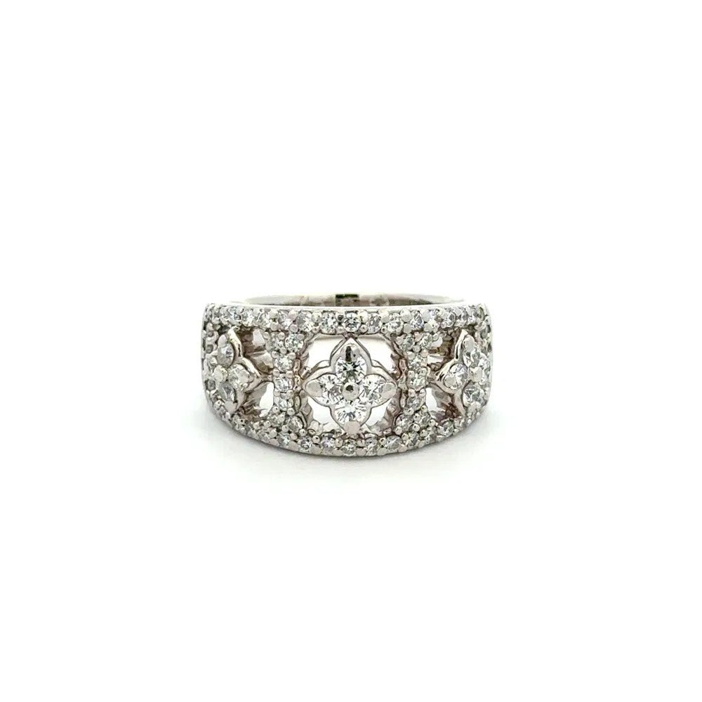 Diamond Flower Ring - Kelly Wade Jewelers