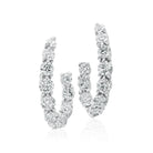 Diamond Half Hoops - Kelly Wade Jewelers Store