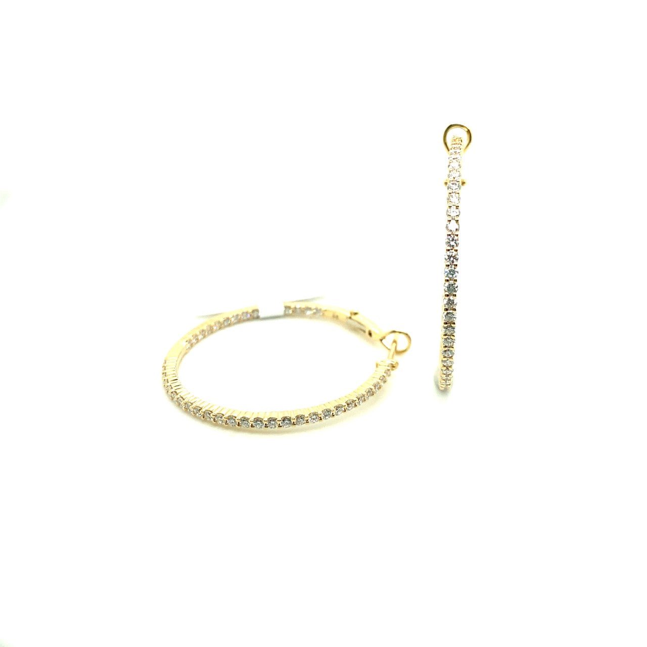 Diamond Hoops - Kelly Wade Jewelers Store