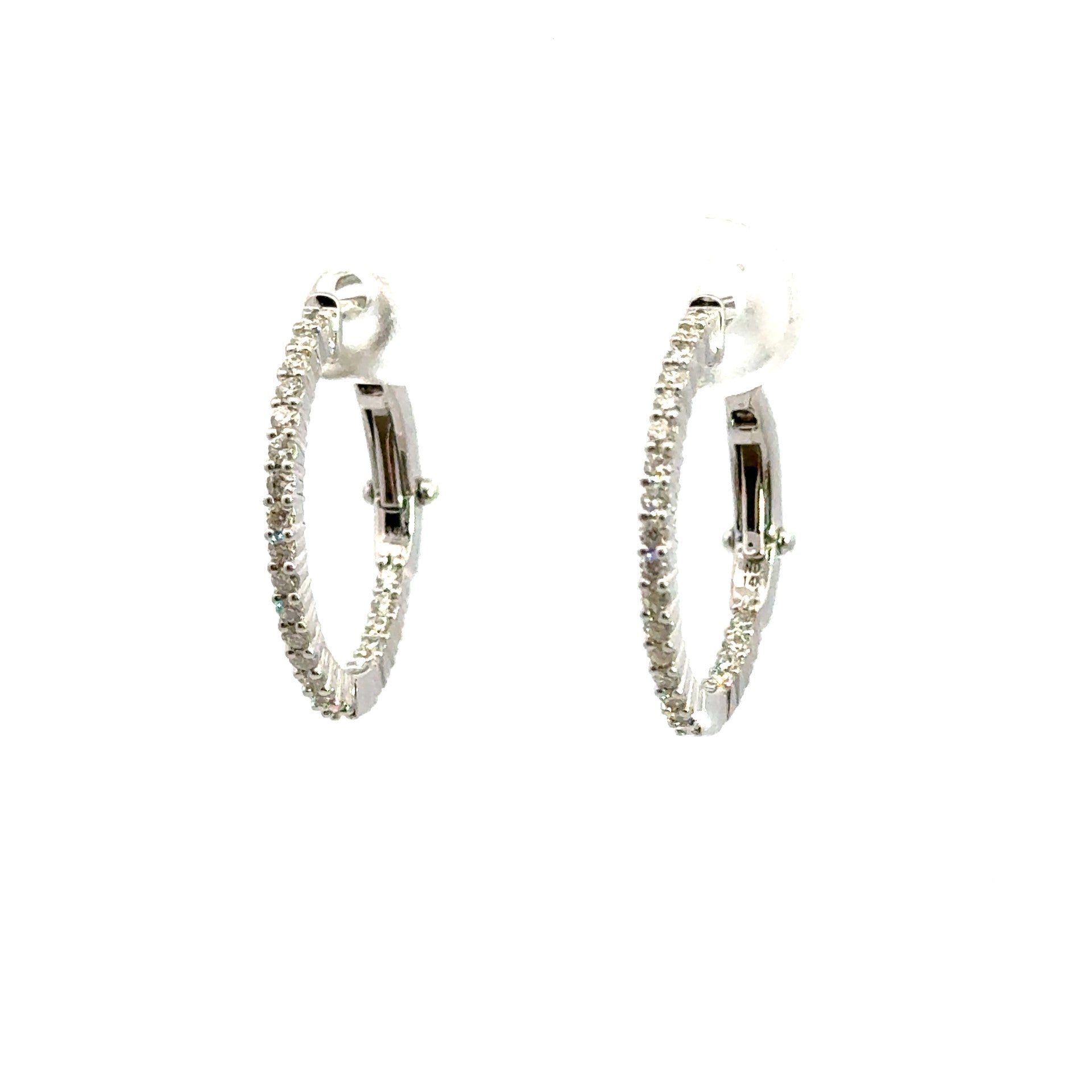 Diamond Hoops - Kelly Wade Jewelers Store