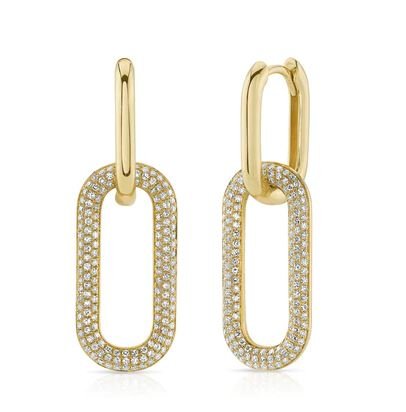 Diamond Hoops - Kelly Wade Jewelers