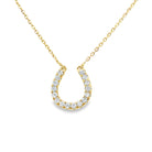 Diamond Horseshoe Necklace - Kelly Wade Jewelers