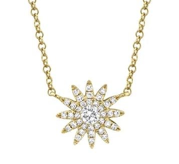 Diamond Star Necklace - Kelly Wade Jewelers
