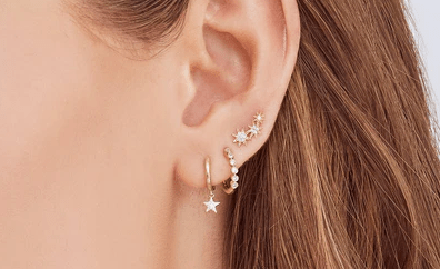 Diamond Star Stud Earrings - Kelly Wade Jewelers Store