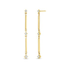 Diamond Station Dangle Earrings - Kelly Wade Jewelers