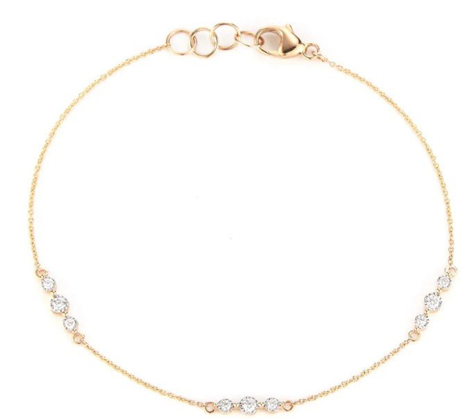 Diamond Stations Chain Bracelet - Kelly Wade Jewelers