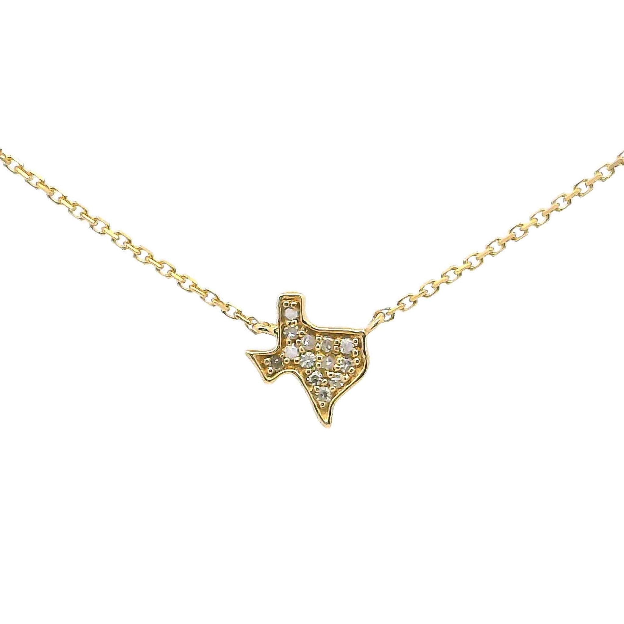 Diamond Texas Necklace - Kelly Wade Jewelers