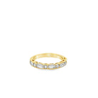 East West Alternating Diamond Ring - Kelly Wade Jewelers