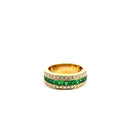 Emerald and Diamond Ring - Kelly Wade Jewelers Store