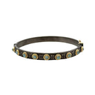 Emerald Doublet Bangle Bracelet - Kelly Wade Jewelers