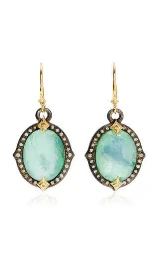 Emerald Doublet Dangle Earrings - Kelly Wade Jewelers