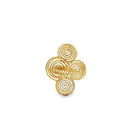 Estate 14k yellow gold swirl r - Kelly Wade Jewelers