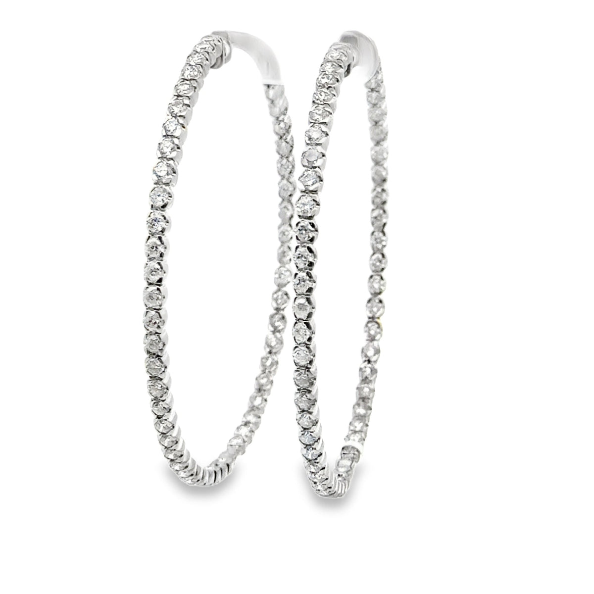Estate 18k white inside out di - Kelly Wade Jewelers