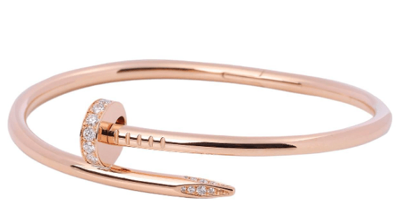 Estate Cartier 18k rose gold J - Kelly Wade Jewelers