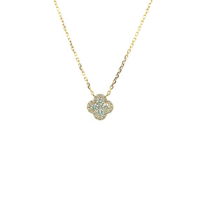 14k yellow gold 4 round brilli