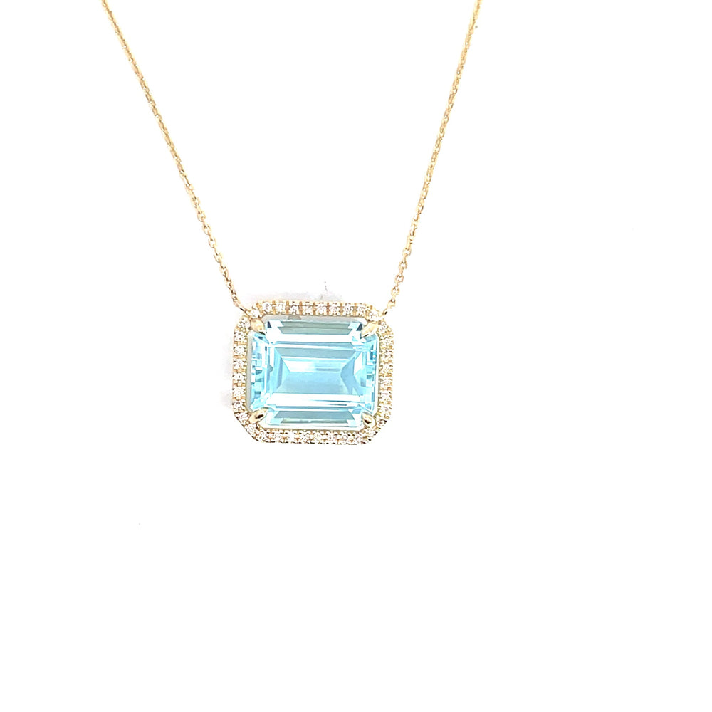 
                
                    Load image into Gallery viewer, 14k yellow gold emerald cut bl
                
            