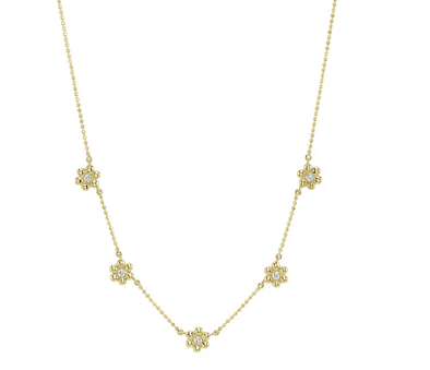 Flower Diamond Necklace - Kelly Wade Jewelers