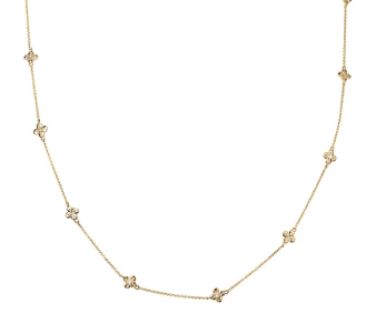 Flower Diamond Necklace - Kelly Wade Jewelers