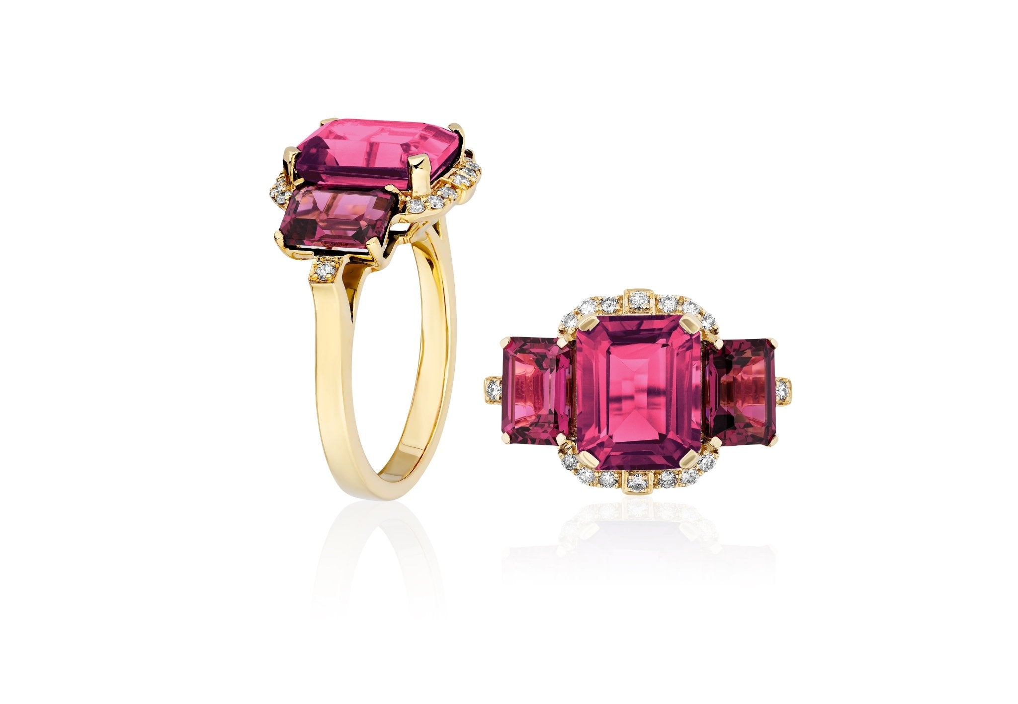 Garnet Diamond Ring - Kelly Wade Jewelers Store