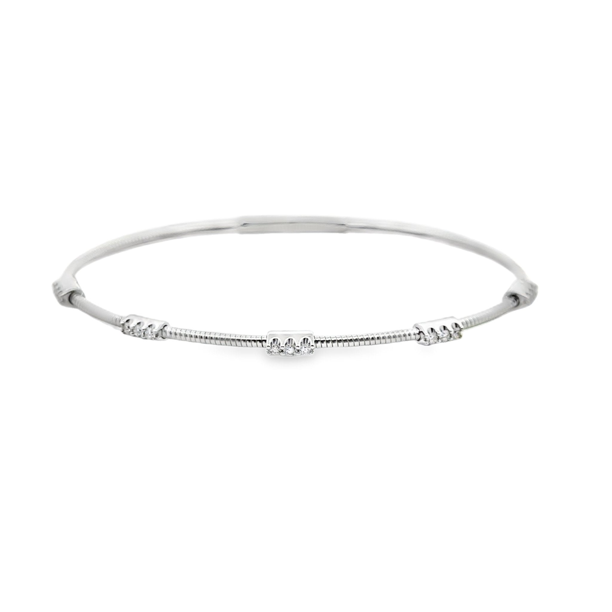 Gold and Diamond Flexible Bracelet - Kelly Wade Jewelers