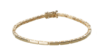 Gold Bar Tennis Bracelet - Kelly Wade Jewelers