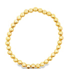 Gold Bead Stretch Bracelet - Kelly Wade Jewelers