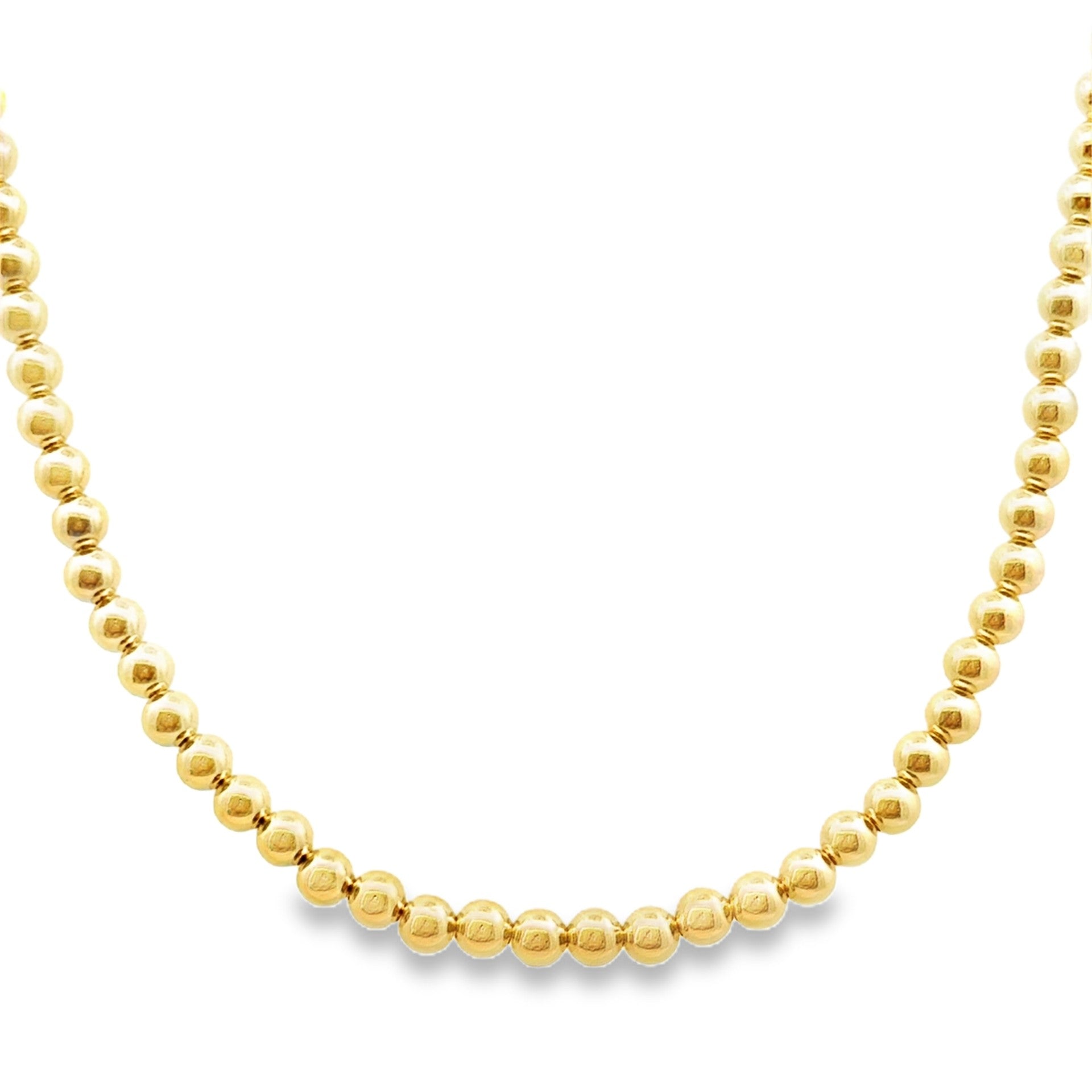 Gold Beaded Necklace - Kelly Wade Jewelers