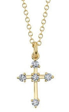 Gold Diamond Cross - Kelly Wade Jewelers
