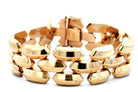 Gold Dome Link Bracelet - Kelly Wade Jewelers