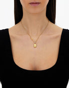 Gold Drop Diamond Pendant - Kelly Wade Jewelers