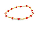 Gold filled 2mm beads with ora - Kelly Wade Jewelers