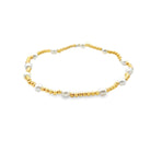 Gold filled 2mm gold beads wit - Kelly Wade Jewelers