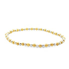 Gold filled and silver 3mm bea - Kelly Wade Jewelers