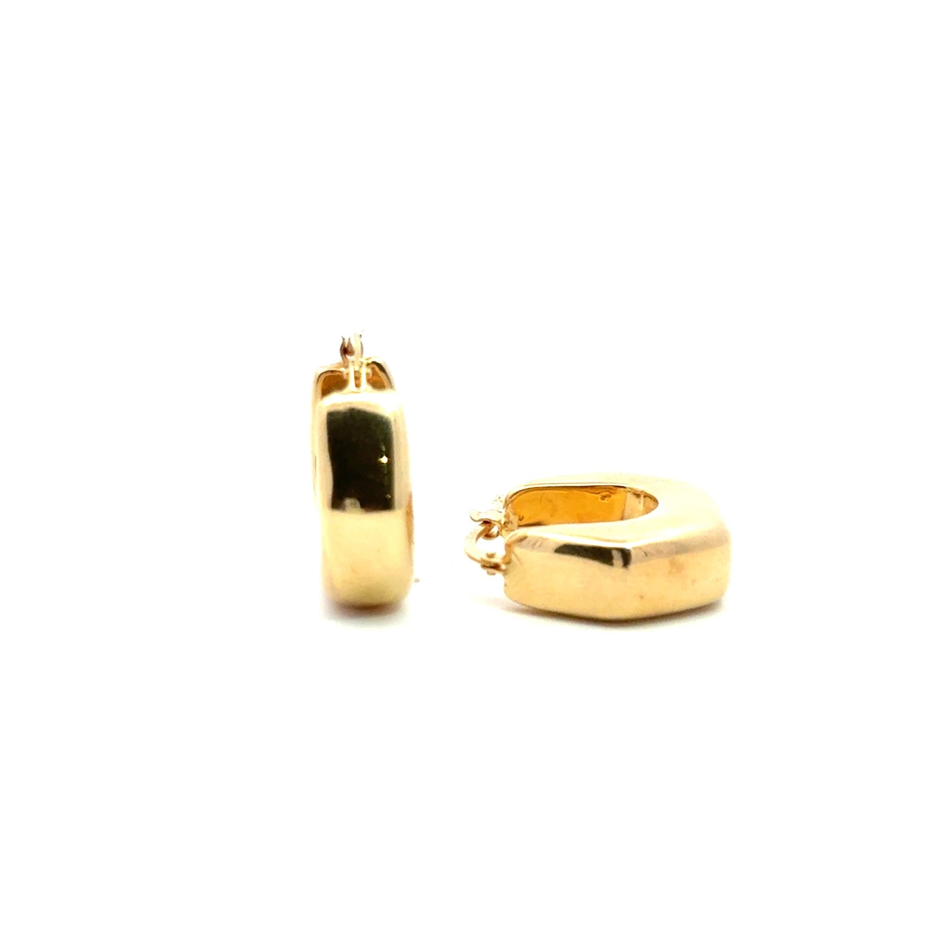 Gold Geometric Hoop Earrings - Kelly Wade Jewelers Store