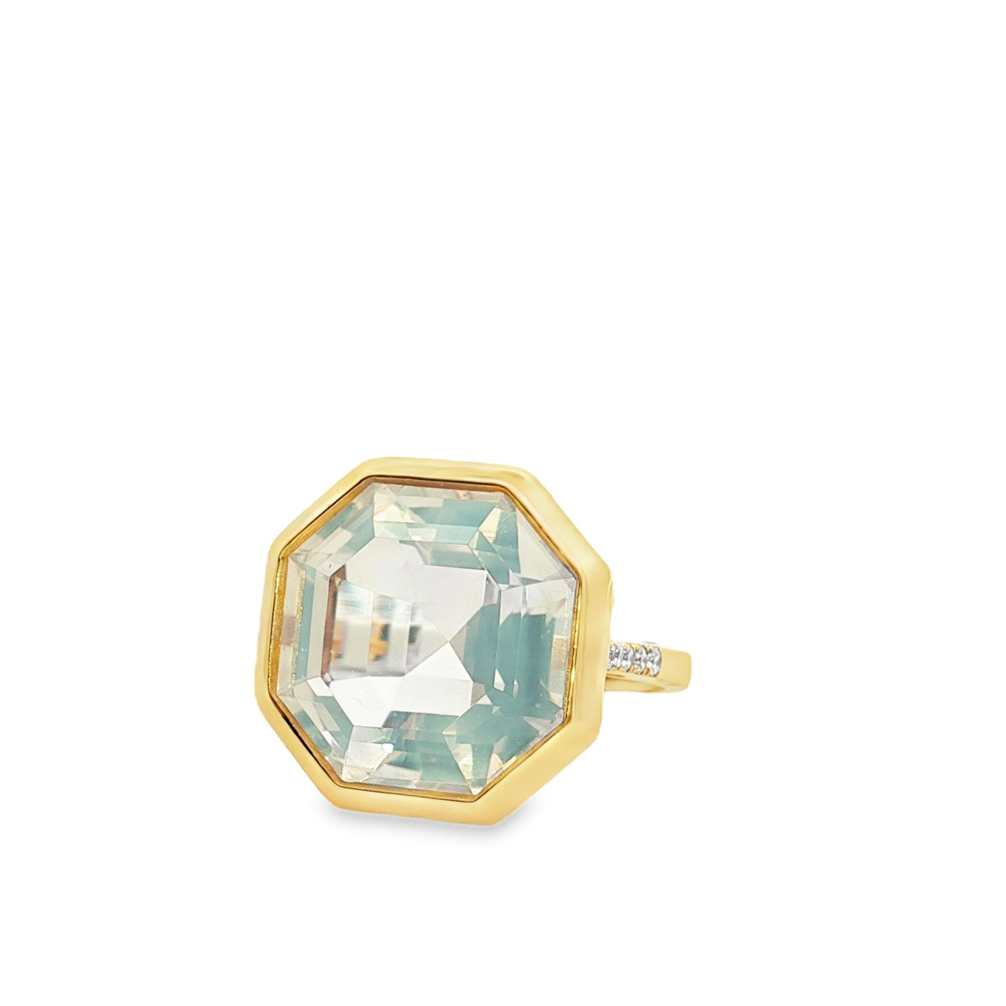 Goshwara 18k yellow gold bezel - Kelly Wade Jewelers