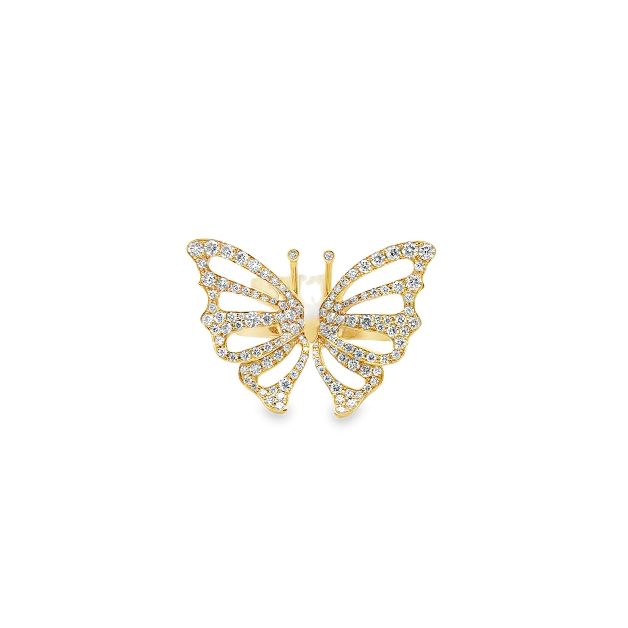 Goshwara Diamond Butterfly Ring - Kelly Wade Jewelers