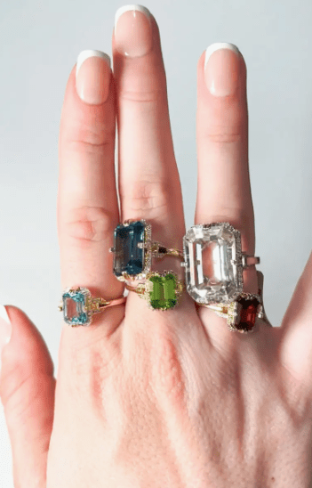 Goshwara Topaz Diamond Ring - Kelly Wade Jewelers