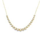 Graduated Diamond Bezel Necklace - Kelly Wade Jewelers