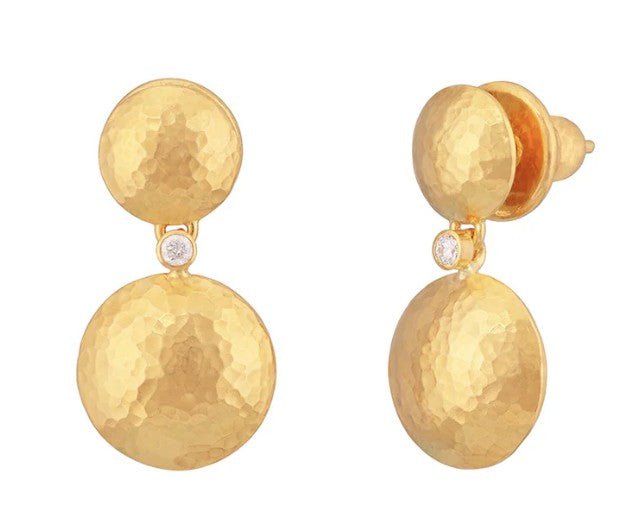Gurhan 22k yellow gold hammere - Kelly Wade Jewelers
