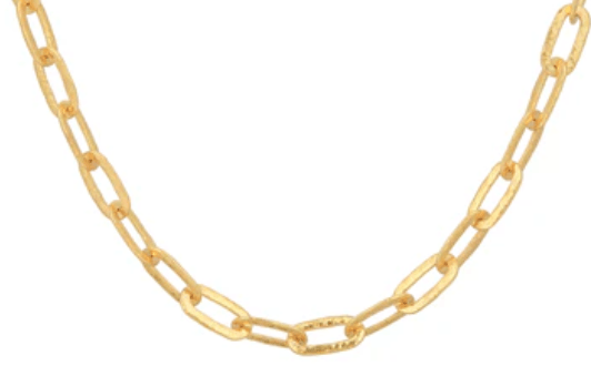 Gurhan 24k Gold Oval Link Necklace - Kelly Wade Jewelers Store