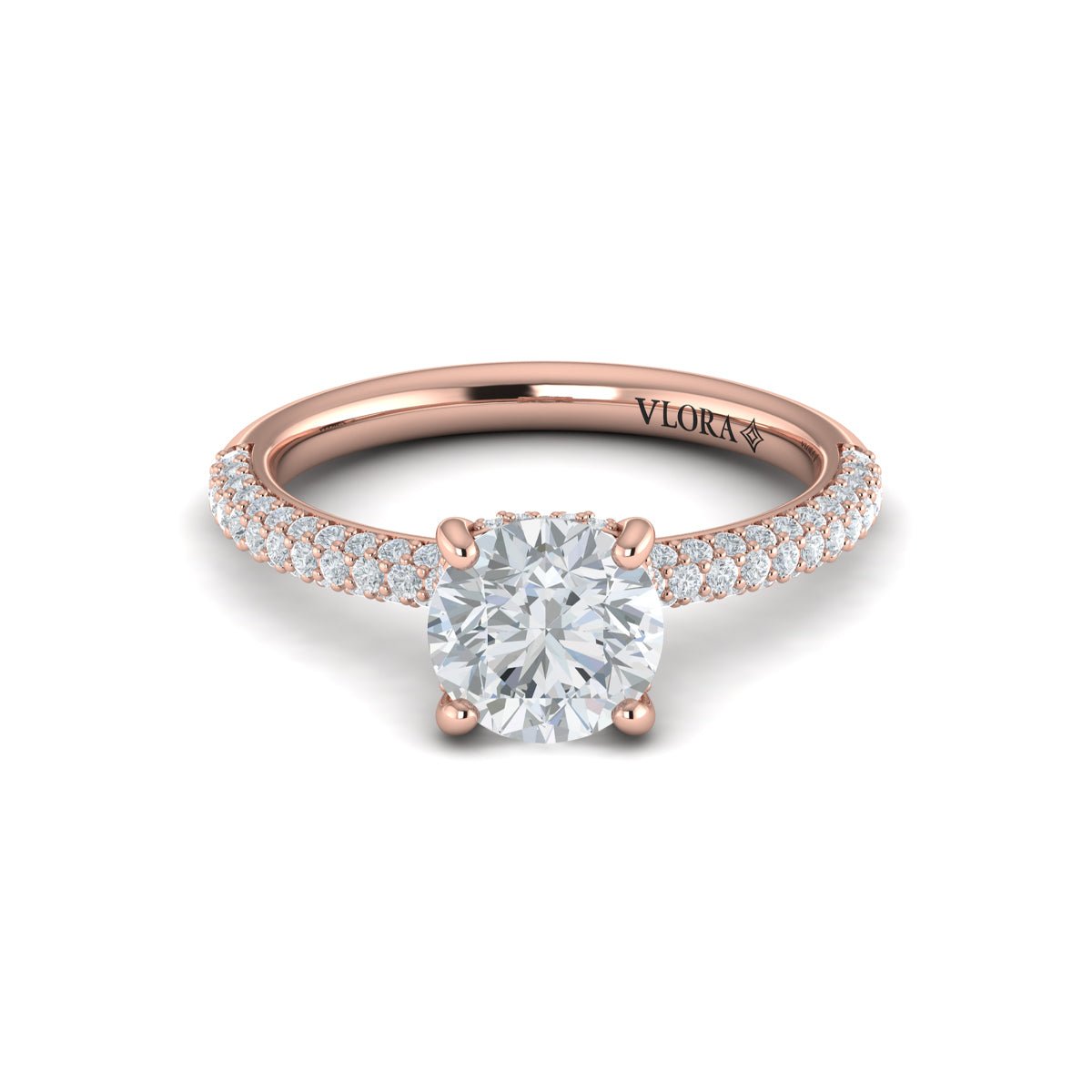 Hidden Halo Pave Band - Kelly Wade Jewelers