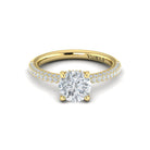 Hidden Halo Pave Band - Kelly Wade Jewelers