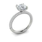 Hidden Halo Pave Band - Kelly Wade Jewelers